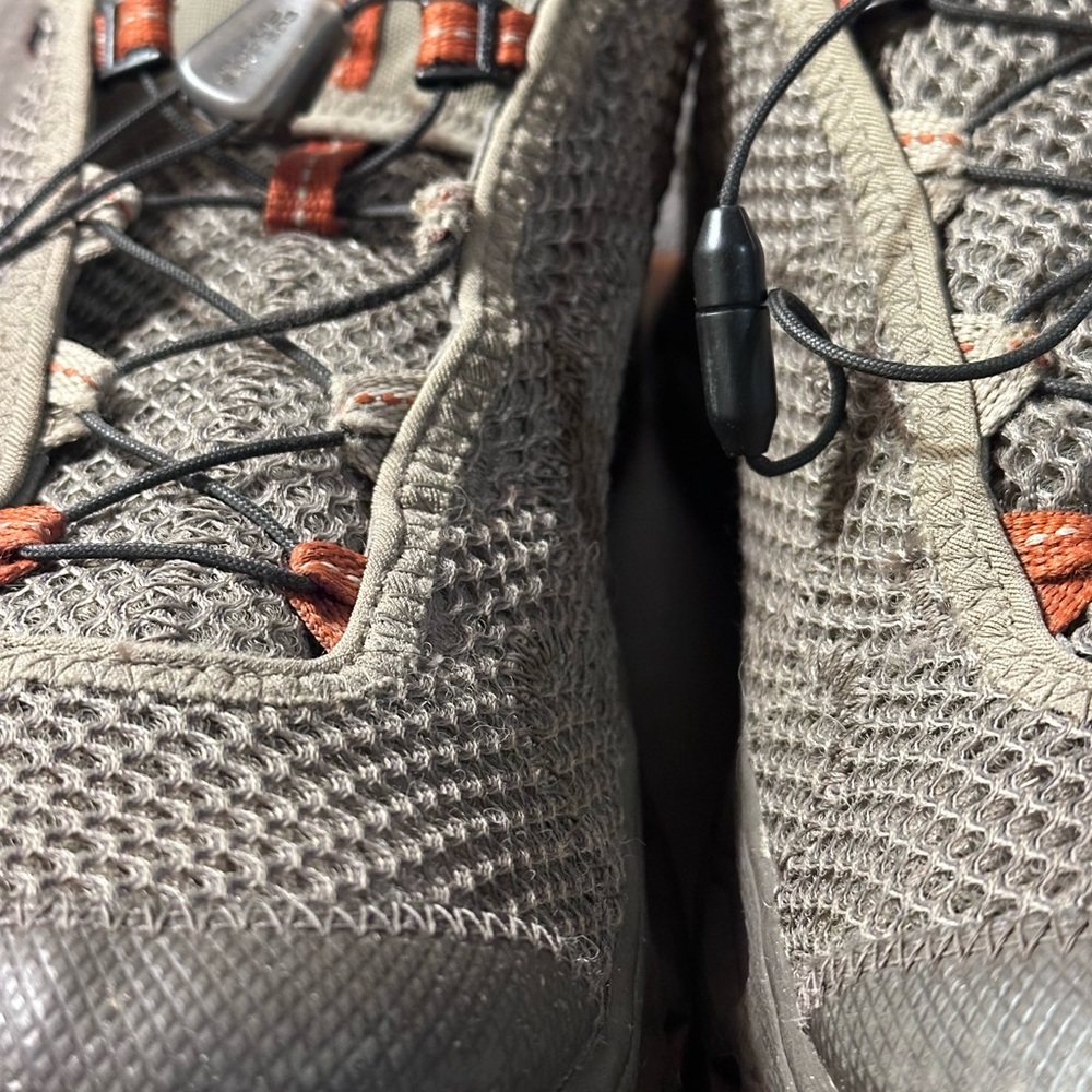 Salomon Brown and Red Outdoor Shoes - Picture 7 of 9